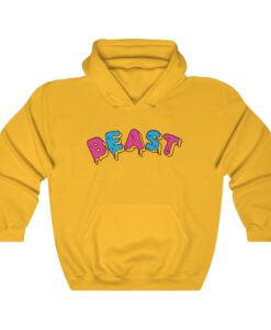 Mr Beast Frosted Beast(2side)Unisex Heavy Blend™ Hooded Sweatshirt