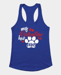 My Valentine Has Paws TANK TOP ZNF08