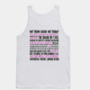 NOT TODAY SATAN Rupaul's Drag TANK TOP THD