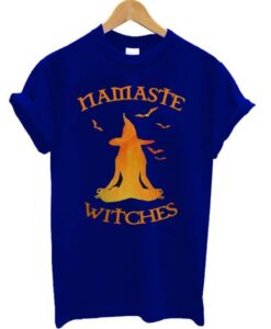 Namaste witches Yoga Hallowen T Shirt ZNF08