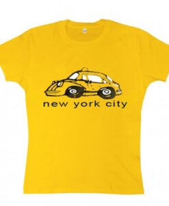 New York City Taxi gold yellow T Shirt