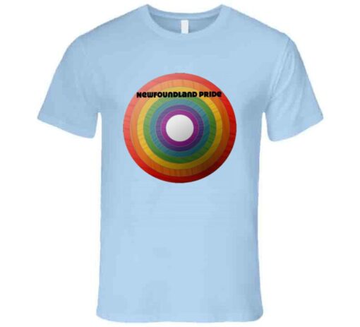 Newfoundland Pride Colours Circle T Shirt