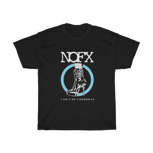 Nfox ain't cinderella black T shirts