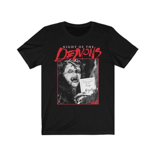 Night of the Demons retro movie tshirt