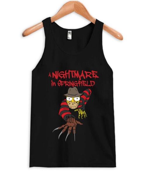 Nightmare in Springfield Simpsons Tanktop ZNF08