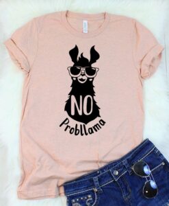 No Probllama T-Shirt ZNF08