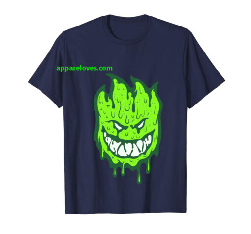 Now Santa Cruz Spitfire Wheels Blue Zombie SHIRT THD