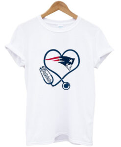 Nurse New England Patriots Heart T-Shirt