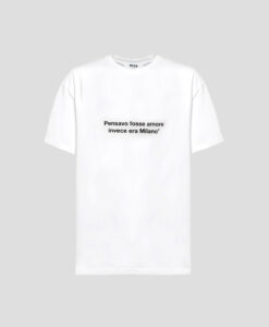 PENSAVO FOSSE MILANO QUOTE T-SHIRT THD