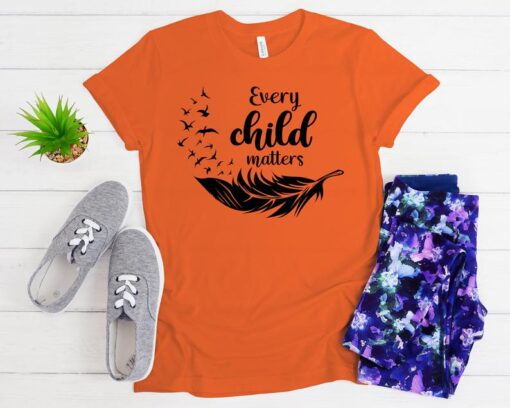 PORTION DONATED Orange Shirt Day, Chaque Enfant Compte, Orange Shirt Day, Indigenous Shirt