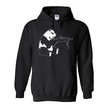 Panda Machine Gun Hoodie thd