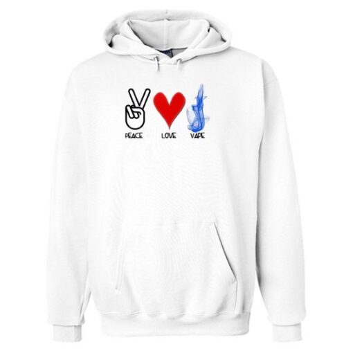 Peace Love Vape Hoodie ZNF08