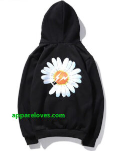 Peaceminus One Flower Hoodie back thd