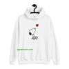 Peanuts Heart Sitting Snoopy Hoodie THD