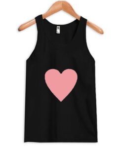 Pink Heart Tank top ZNF08