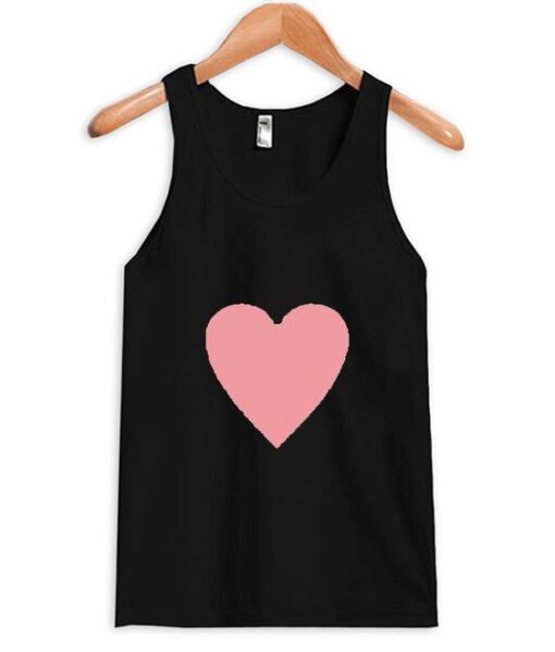 Pink Heart Tank top ZNF08