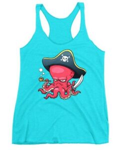 Pirate Octopus Tank Top ZNF08