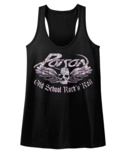 Poison Old School Rock N' Roll TANK TOP ZNF08