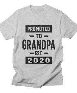 Promoted to Grandpa Est. 2020 TSHIRT ZNF08