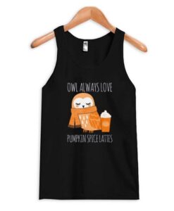 Pumpkin-Spice-Owl-Tank-Top ZNF08