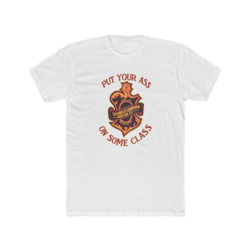 Put Your Ass On Some Mens Cotton Crew Tee