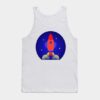 ROCKET ON BLUE Tank Top ZNF08