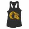 Rabbit Shadow Puppet Funny Women's Racerback Tank Top ZNF08