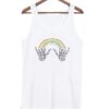 Rainbow Skeleton Hands Tanktop ZNF08