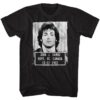 Rambo Mugshot Black Adult T-Shirt