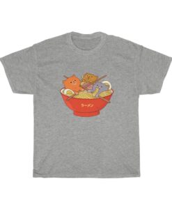 Ramen Noodles And Cats Unisex T Shirt