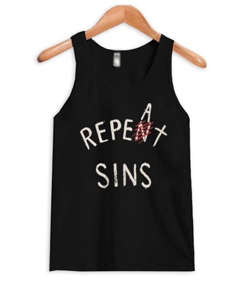 Repent Repeat Sins Tank Top ZNF08