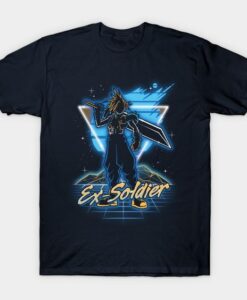 Retro Ex-Soldier T Shirt ZNF08