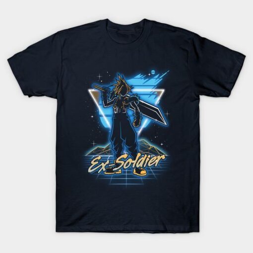 Retro Ex-Soldier T Shirt ZNF08