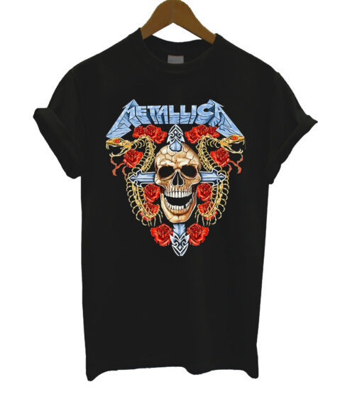 Rock skull Metalica T Shirtn