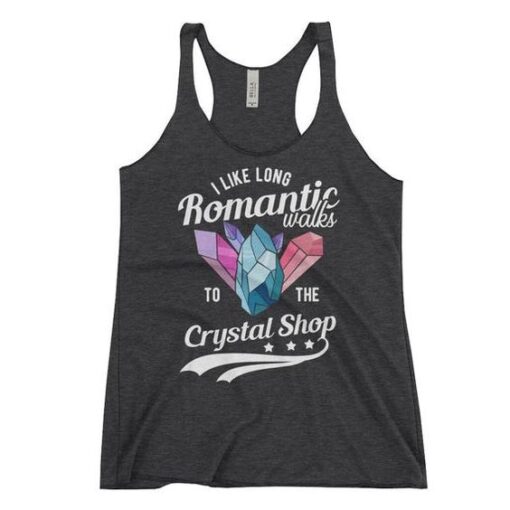 Romantic Walks To The Crystal Shop Women's Racerback Tank ZNF08