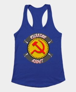 Russian Asset Hammer and Sickle Tank Top ZNF08