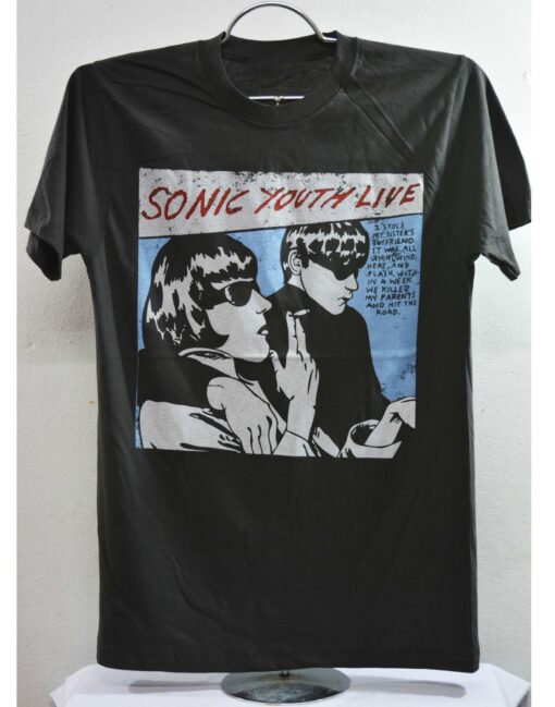 SONIC YOUTH T-SHIRT black thd