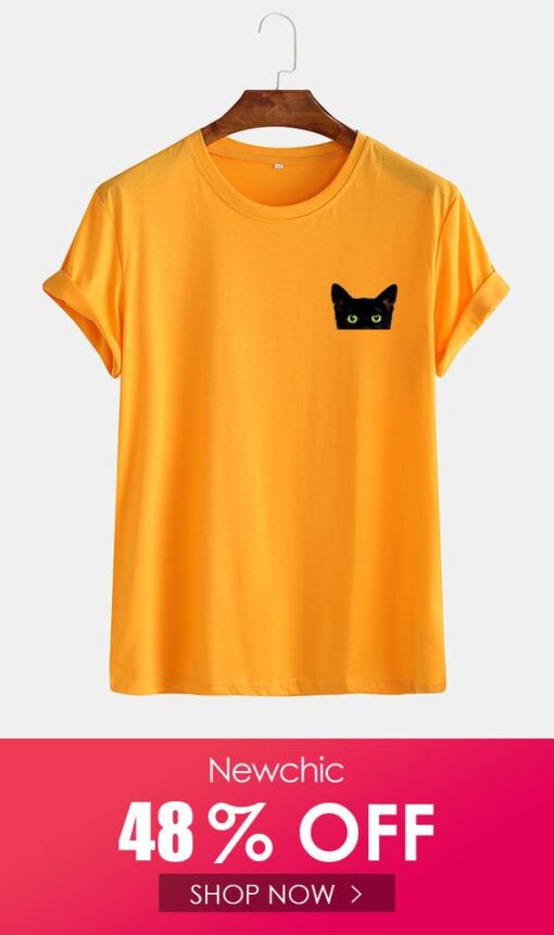 Sample Cartoon Cat T-SHIRT THD