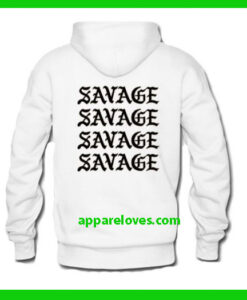 Savage Hoodie Back THD