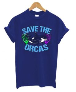 Save the Orcas T shirt ZNF08