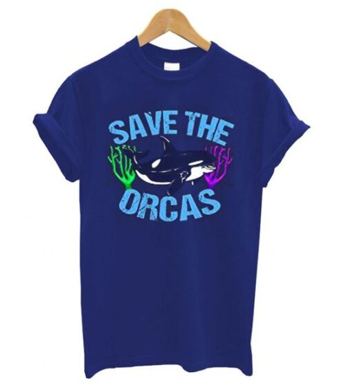 Save the Orcas T shirt ZNF08