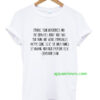 Sebastian Stan Quotes T-Shirt thd