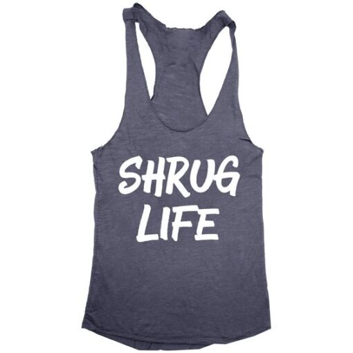 Shrug Life TANK TOP ZNF08