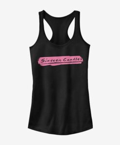 Sixteen Candles Paint Stripe Logo Girls Tank Top ZNF08