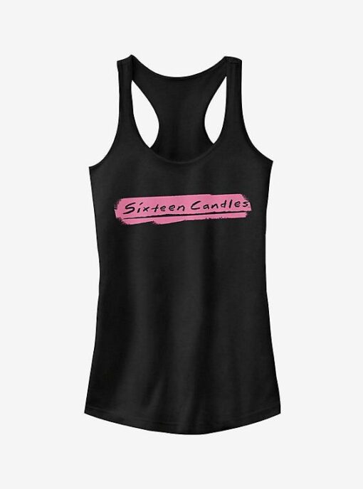 Sixteen Candles Paint Stripe Logo Girls Tank Top ZNF08