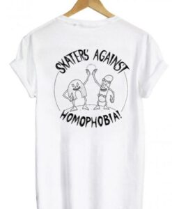 Skaters Against Homophobia T-shirt ZNF08