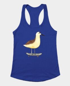 Skating Sandpiper Tank Top Women ZNF08