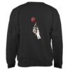 Skeleton Hand Holding a Rose PrintedSkeleton Hand Holding a Rose Printed Sweatshirt Sweatshirt