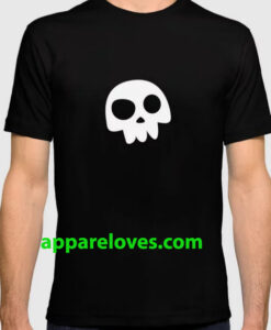 Skull Head logo with Three Teeth t shirt thd