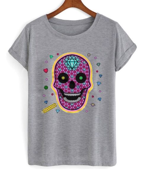 Skull diamonds t-shirt ZNF08